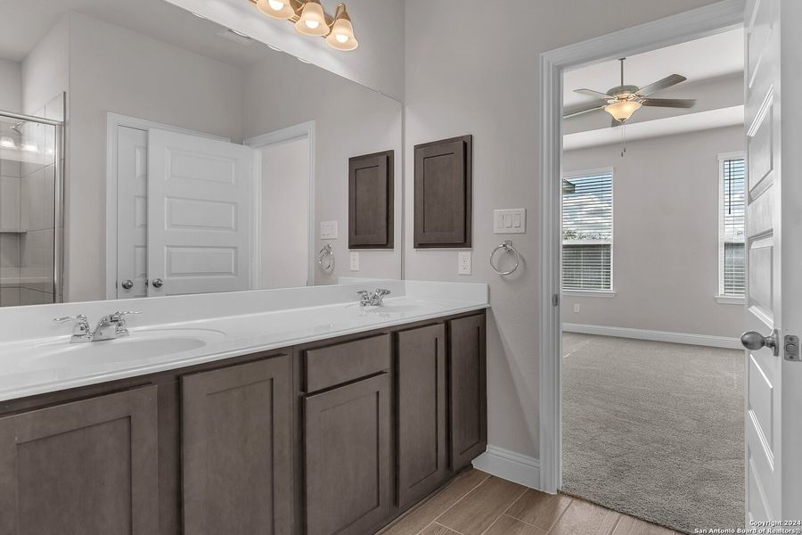 Furnished interior view inside a new home in Morgan Meadows, San Antonio (Image 5). Furnished interior view inside a new home in Morgan Meadows, San Antonio (Image 5).