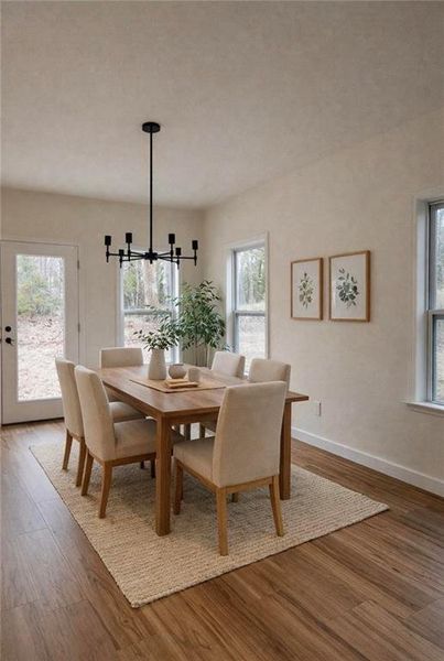 Furnished interior view inside a new home in , Maysville (Image 4). Furnished interior view inside a new home in , Maysville (Image 4).