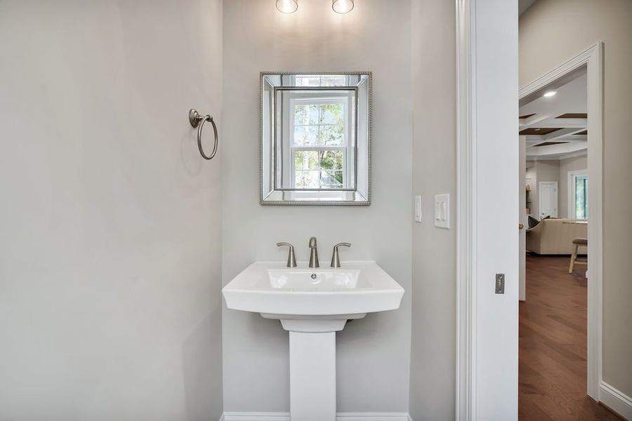 Furnished interior view inside a new home in The Bluffs On the Cape Fear, Leland (Image 16).