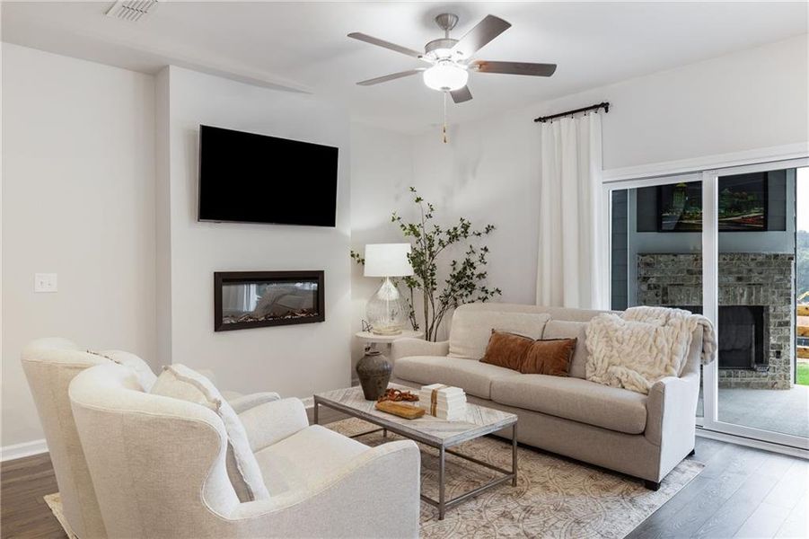Furnished interior view inside a new home in , Conyers (Image 5).