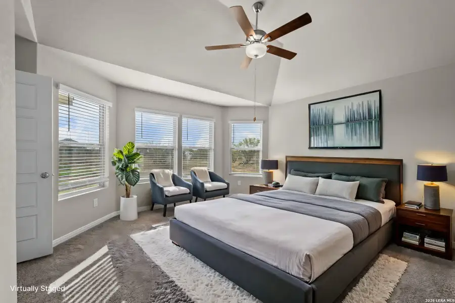 Furnished interior view inside a new home in High Branch, San Marcos (Image 9).