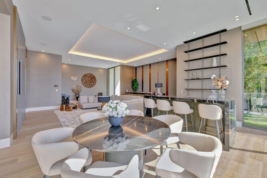 Furnished interior view inside a new home in , Fort Lauderdale (Image 3).