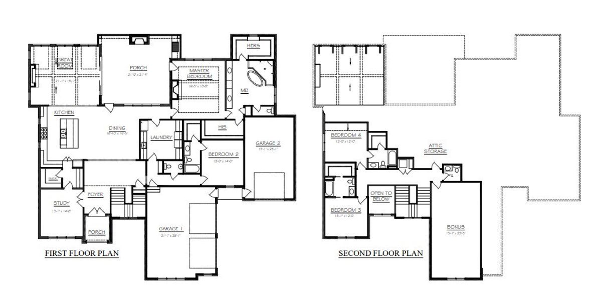 2D floor plan layout for the The Goddard by Universal Builders in Autumn Breeze, Mount Juliet, TN (Image 2). 2D floor plan layout for the The Goddard by Universal Builders in Autumn Breeze, Mount Juliet, TN (Image 2).