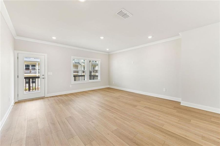 Spacious, unfurnished interior of a new home in Martin Springs - Highland Series, Lawrenceville (Image 40).