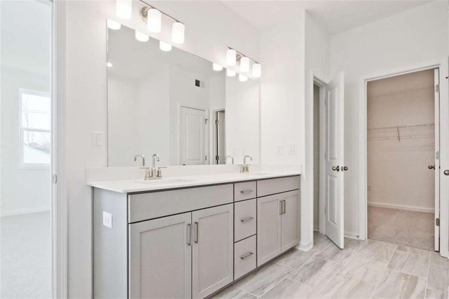 Furnished interior view inside a new home in The Paddocks at Doc Hughes, Buford (Image 9).