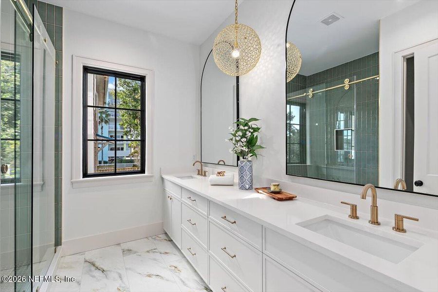 Furnished interior view inside a new home in , Jacksonville Beach (Image 22).