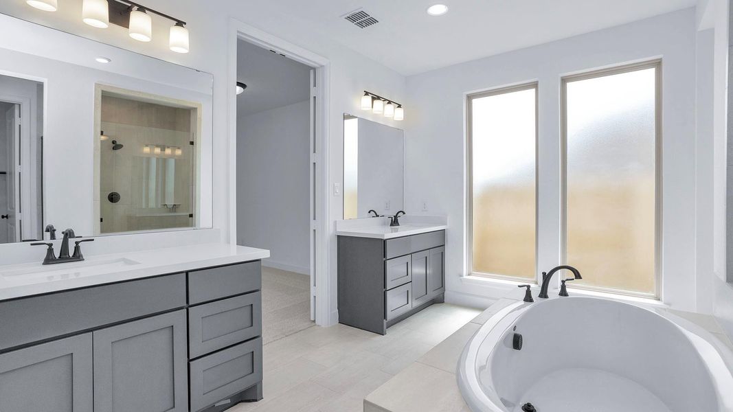 Furnished interior view inside a new home in Everly, Tomball (Image 7).