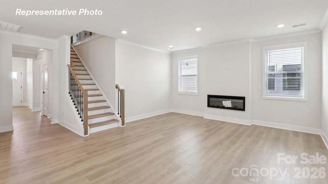 Spacious, unfurnished interior of a new home in Oak Grove Hill, Huntersville (Image 20).