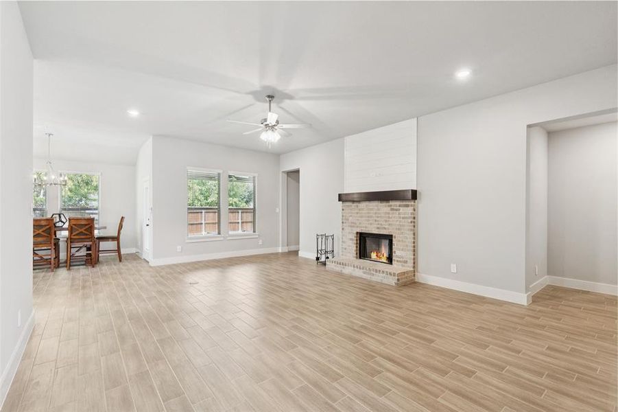 Spacious, unfurnished interior of a new home in Willow Vista Estates, Saginaw (Image 16).
