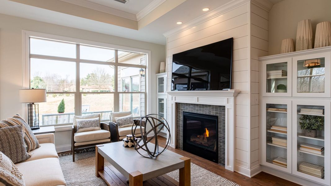 Representative furnished interior of a home built from the Torino by Epcon Communities in The Villas at Pinewood, Asheboro (Image 7).