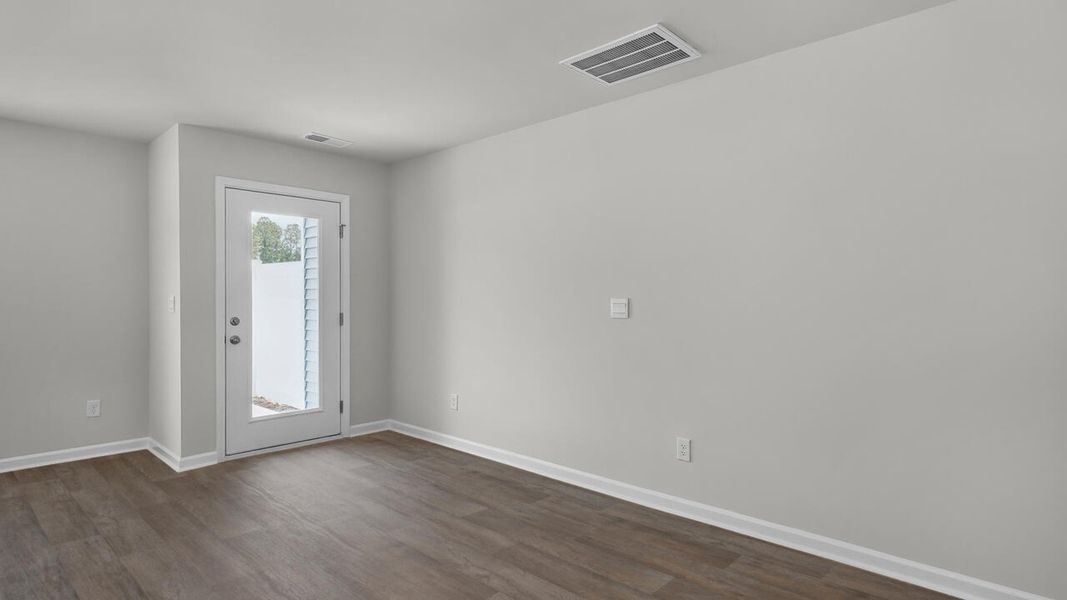 Spacious, unfurnished interior of a new home in Townes at Seabrooke, Leland (Image 14).