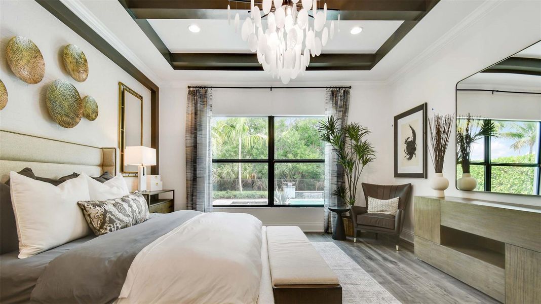 Furnished interior view inside a new home in Artistry Palm Beach, Palm Beach (Image 4).