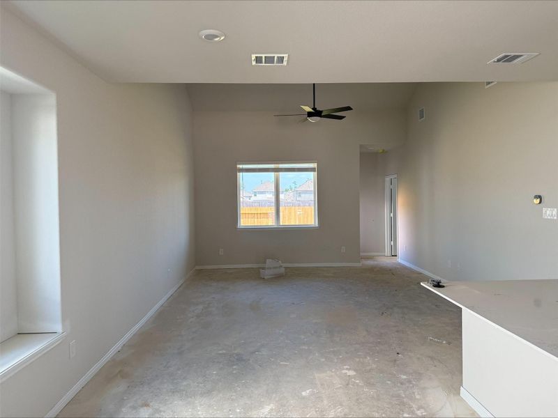 In-progress construction of a new home in River's Edge, Conroe, TX (Image 32).