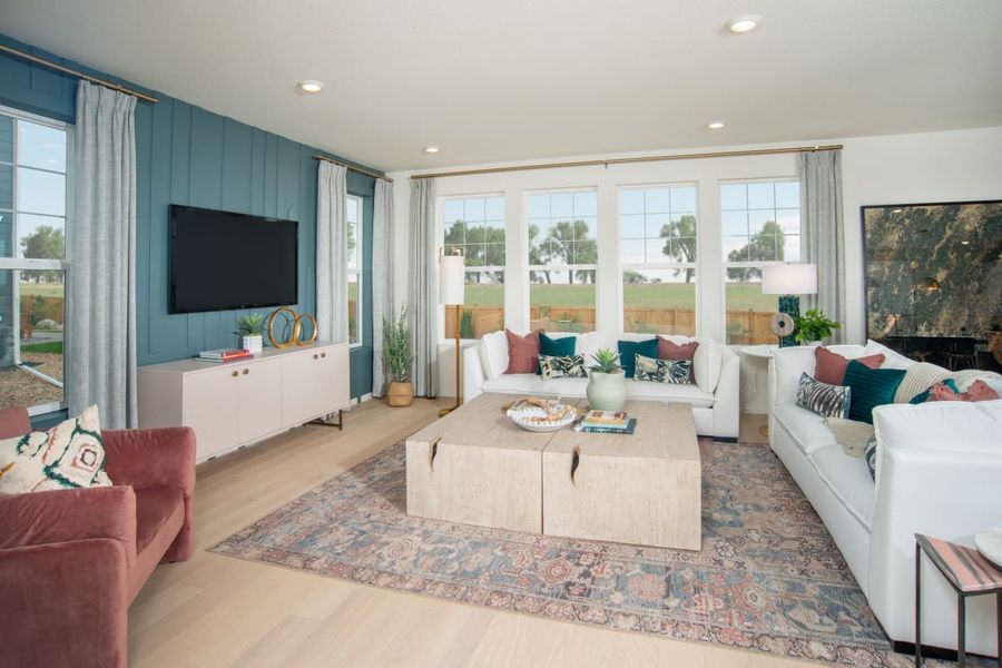 Representative furnished interior of a home built from the 2193 Modeled by KB Home in Windsong, Thornton (Image 5).