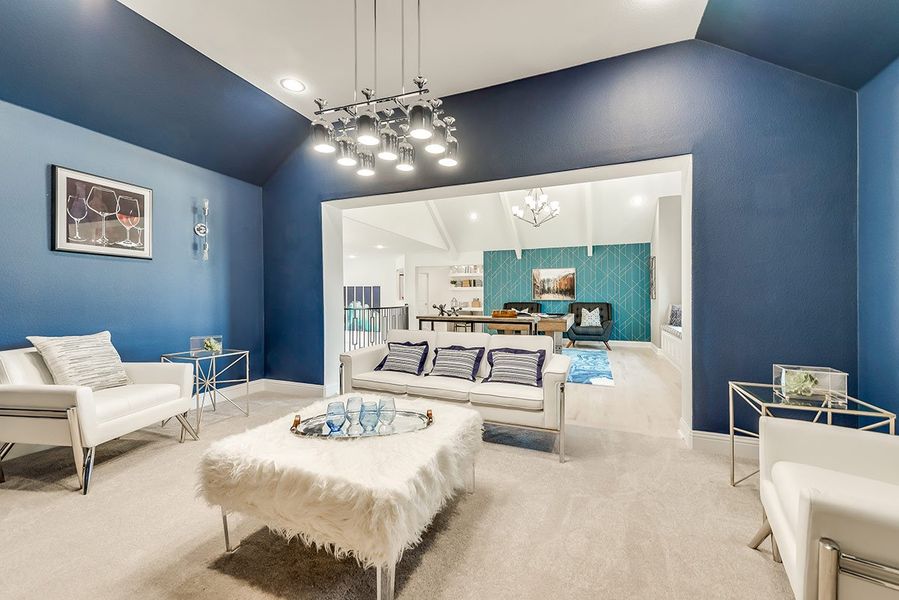 Representative furnished interior of a home built from the Grand Heritage by Grand Homes in Grand Oaks, Celina (Image 17).