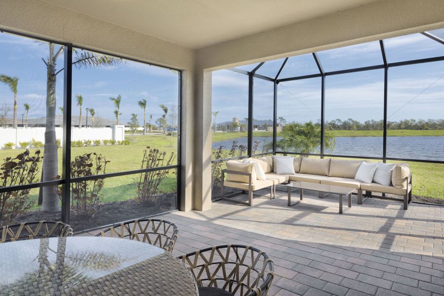 Representative exterior details of a home built from the Pinnacle by Mattamy Homes in Wellen Park, Venice (Image 3).