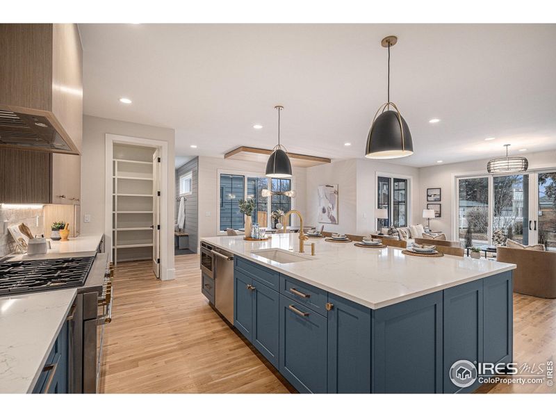 Furnished interior view inside a new home in , Denver (Image 10). Furnished interior view inside a new home in , Denver (Image 10).