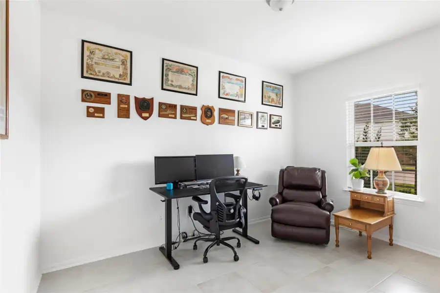 Private designated home office Private designated home office