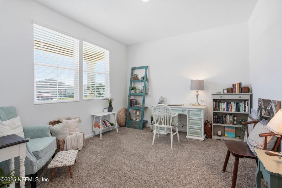 Furnished interior view inside a new home in Cross Creek Express, Green Cove Springs (Image 8).