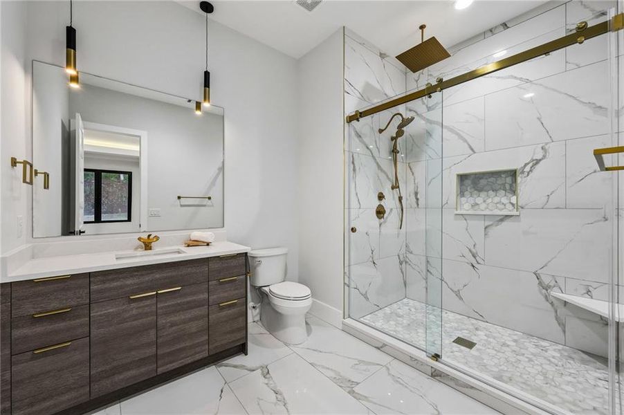 Furnished interior view inside a new home in , Hoschton (Image 6).