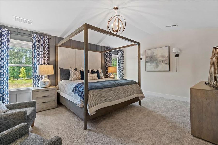 Furnished interior view inside a new home in Copperfield, Locust Grove (Image 5).