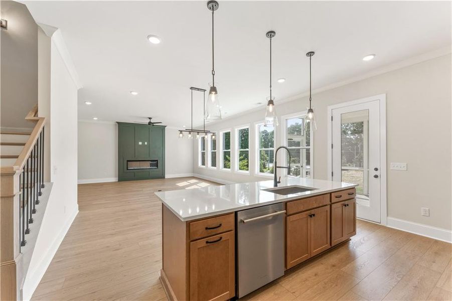 Furnished interior view inside a new home in Bellhaven, Smyrna (Image 9).