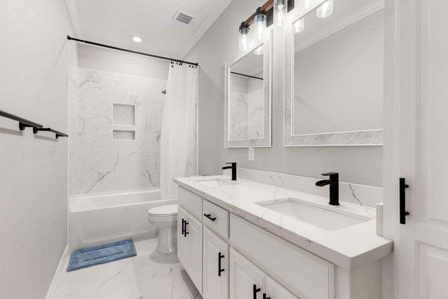 Furnished interior view inside a new home in , Beaumont (Image 12).