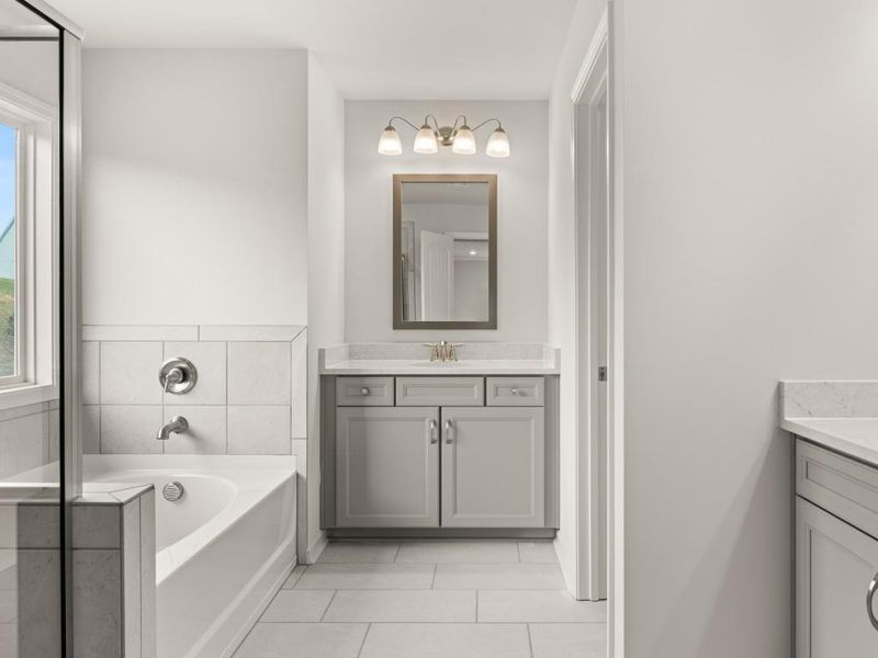 Furnished interior view inside a new home in Haven Abbey, Cumming (Image 11).