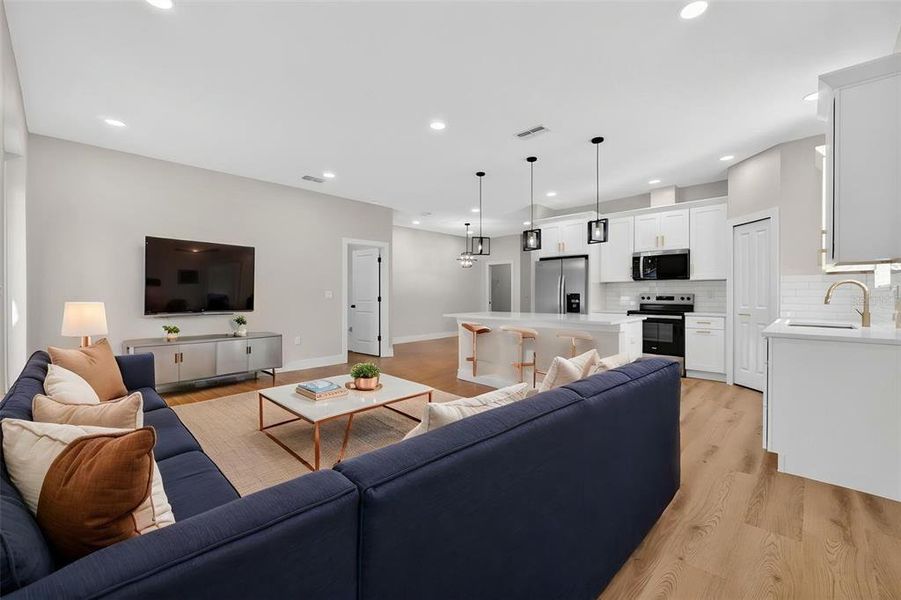 Furnished interior view inside a new home in , Brooksville (Image 13).