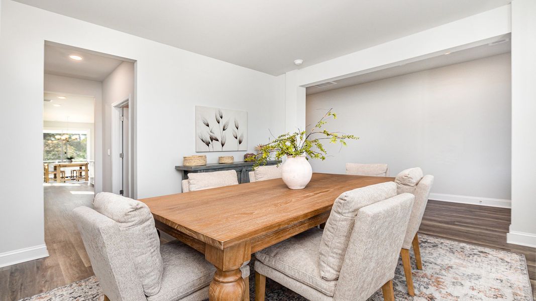 Furnished interior view inside a new home in Auberon Woods, Conway (Image 10).