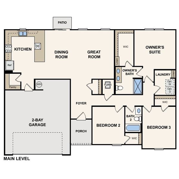 2D floor plan layout of this home in Liberty Heights, Chatsworth, GA (Image 2). 2D floor plan layout of this home in Liberty Heights, Chatsworth, GA (Image 2).
