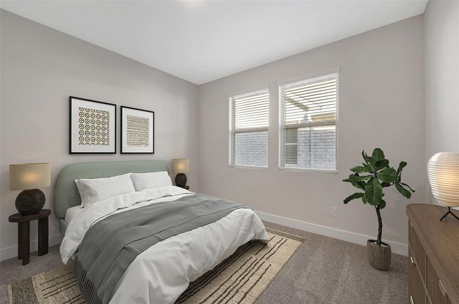 Furnished interior view inside a new home in Heritage Ranch, Sherman (Image 22).