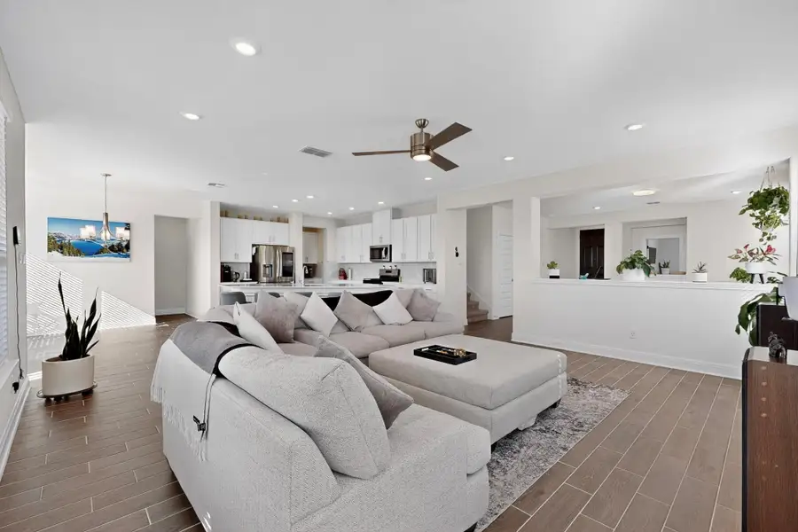 Furnished interior view inside a new home in Salerno - Hallmark Collection, Round Rock (Image 7).