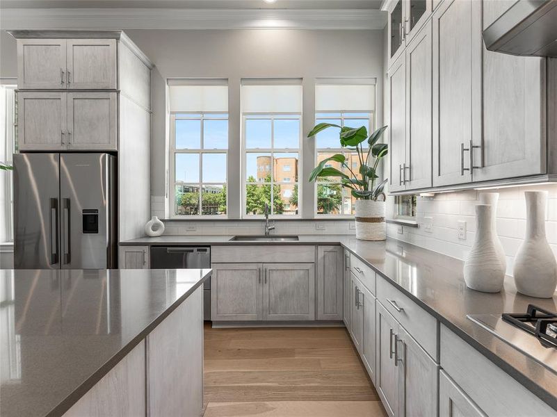 Furnished interior view inside a new home in , Irving (Image 17).