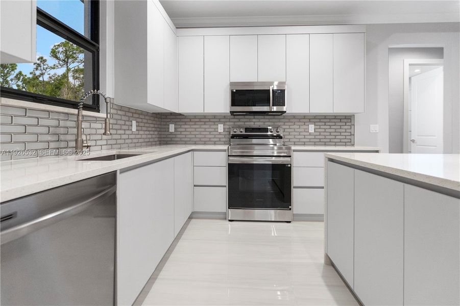 Furnished interior view inside a new home in , Naples (Image 9). Furnished interior view inside a new home in , Naples (Image 9).