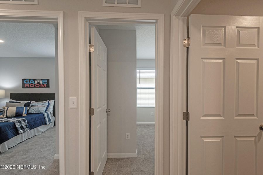 Furnished interior view inside a new home in , Jacksonville (Image 17). Furnished interior view inside a new home in , Jacksonville (Image 17).