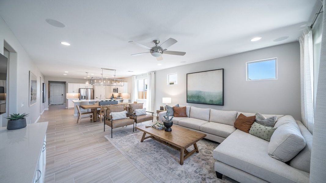 Furnished interior view inside a new home in Allen Ranches, Litchfield Park (Image 10).