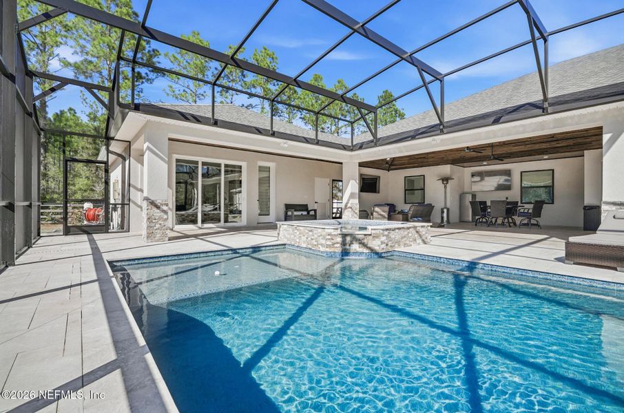 Exterior details and patio area of a home in , Palm Coast (Image 28). Exterior details and patio area of a home in , Palm Coast (Image 28).