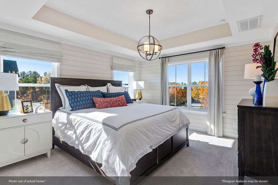 Furnished interior view inside a new home in Renaissance at White Oak, Garner (Image 11).