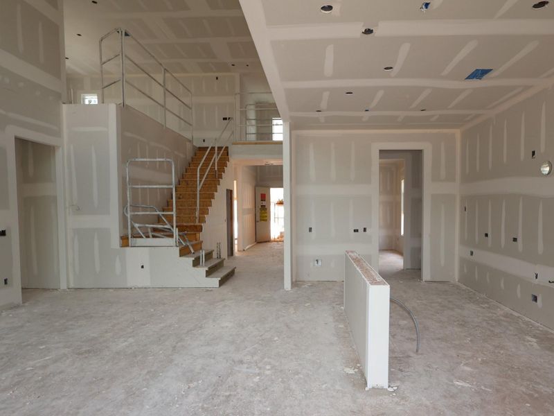 In-progress construction of a new home in Edgewood, Leander, TX (Image 7). In-progress construction of a new home in Edgewood, Leander, TX (Image 7).