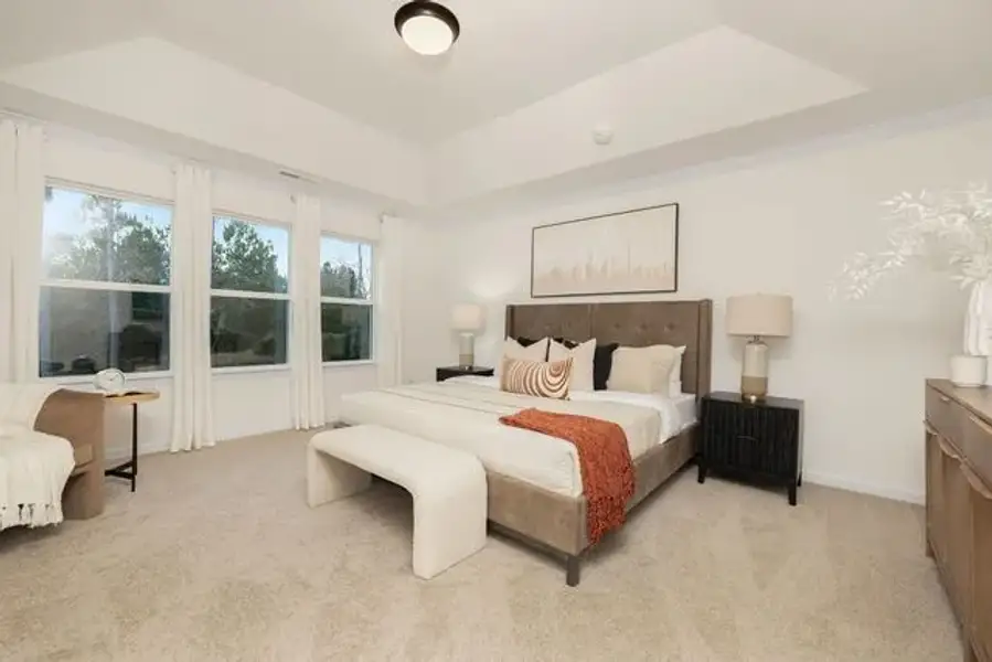 Representative furnished interior of a home built from the Inverness by True Homes in Edgewater - Lakeview Point, Lancaster (Image 10).