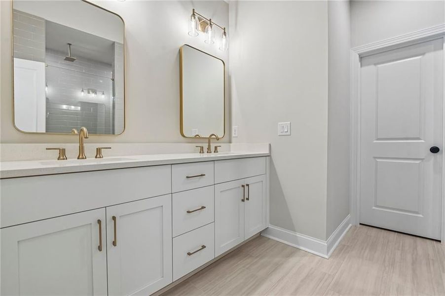 Furnished interior view inside a new home in Byers Park, Alpharetta (Image 14).