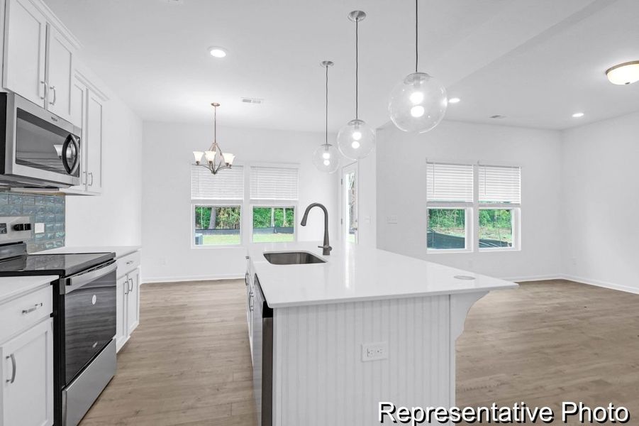 Furnished interior view inside a new home in Masons Mill, Erwin (Image 4).