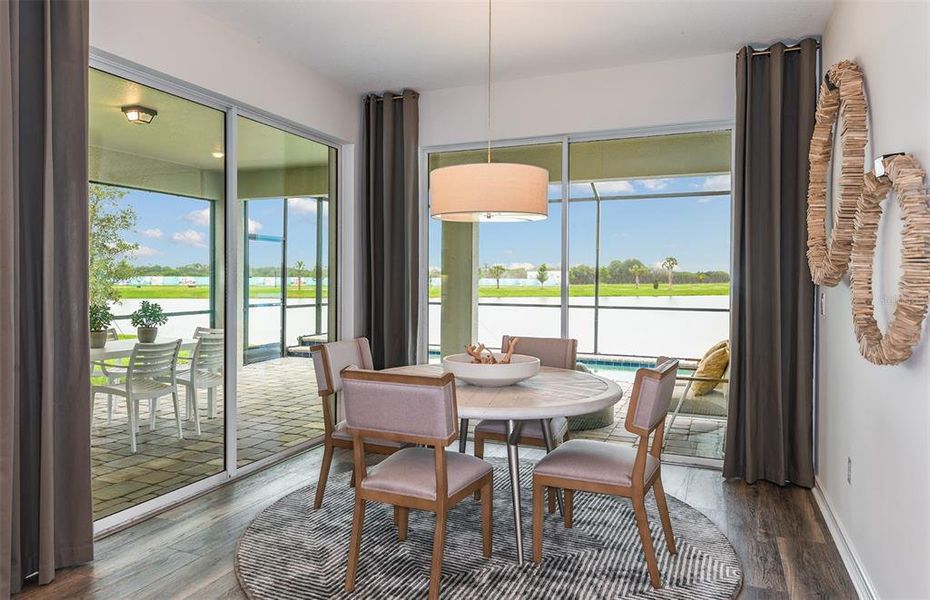 Furnished interior view inside a new home in Del Webb River Reserve, Spring Hill (Image 13). Furnished interior view inside a new home in Del Webb River Reserve, Spring Hill (Image 13).