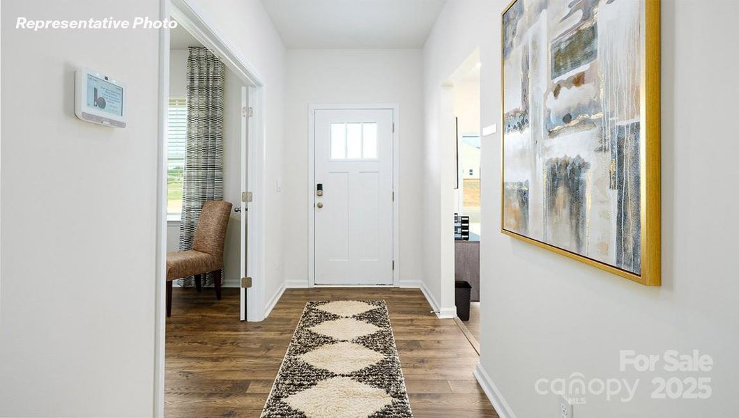 Furnished interior view inside a new home in Secrest Commons, Monroe (Image 5).