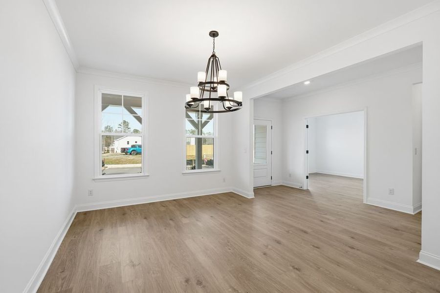 Representative unfurnished interior of a home built from the Stockbridge by Taylor Morrison in Watson Park, Snellville (Image 16).