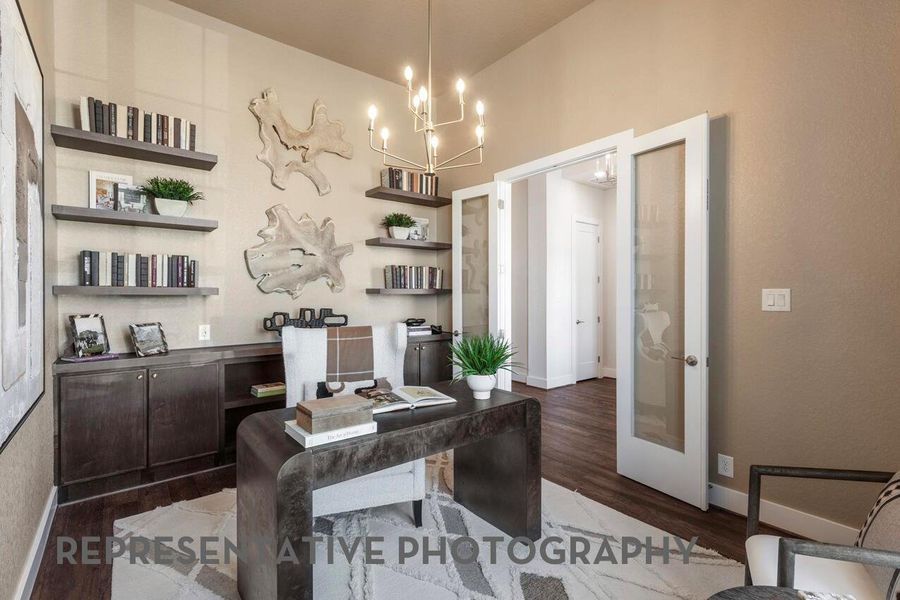 Furnished interior view inside a new home in Meridiana, Manvel (Image 14).