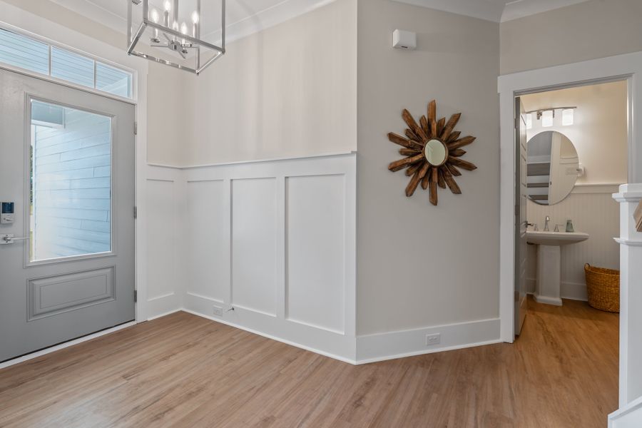 Representative unfurnished interior of a home built from the Scout by Bill Clark Homes in Sidbury Landing, Wilmington (Image 24).