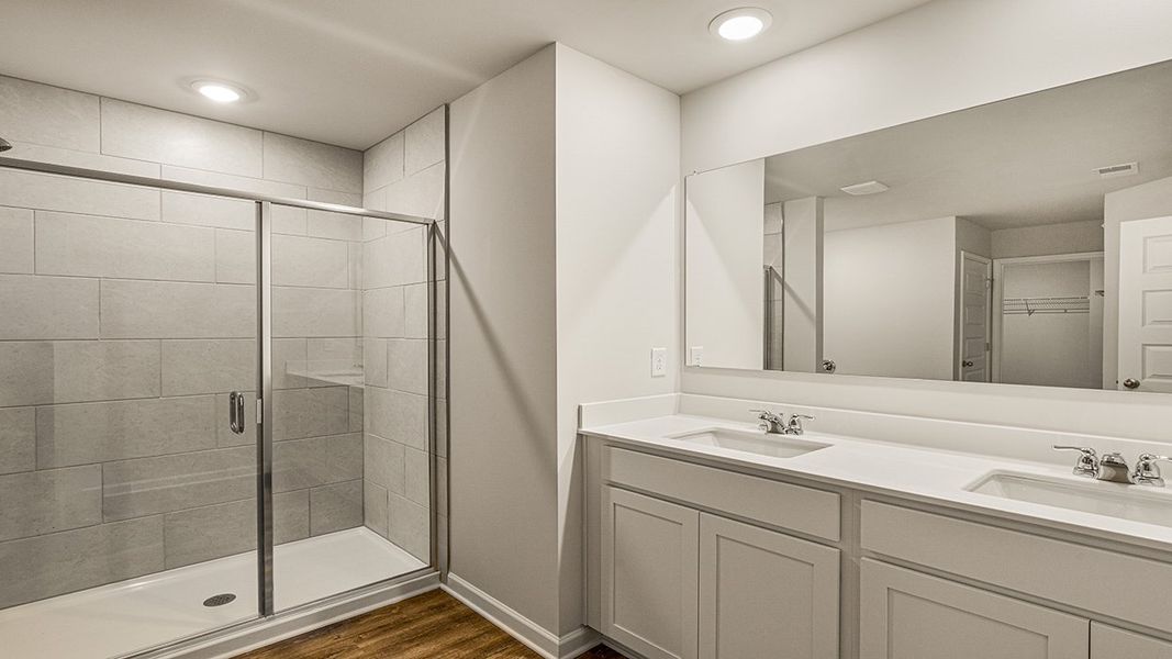 Furnished interior view inside a new home in Echo Glen, Stockbridge (Image 10).