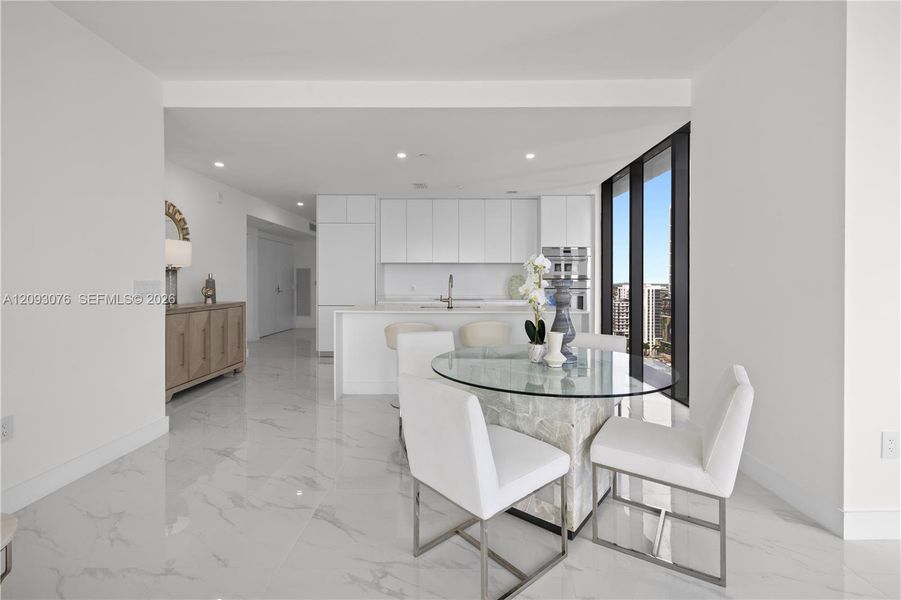 Furnished interior view inside a new home in Aria Reserve, Miami (Image 12).